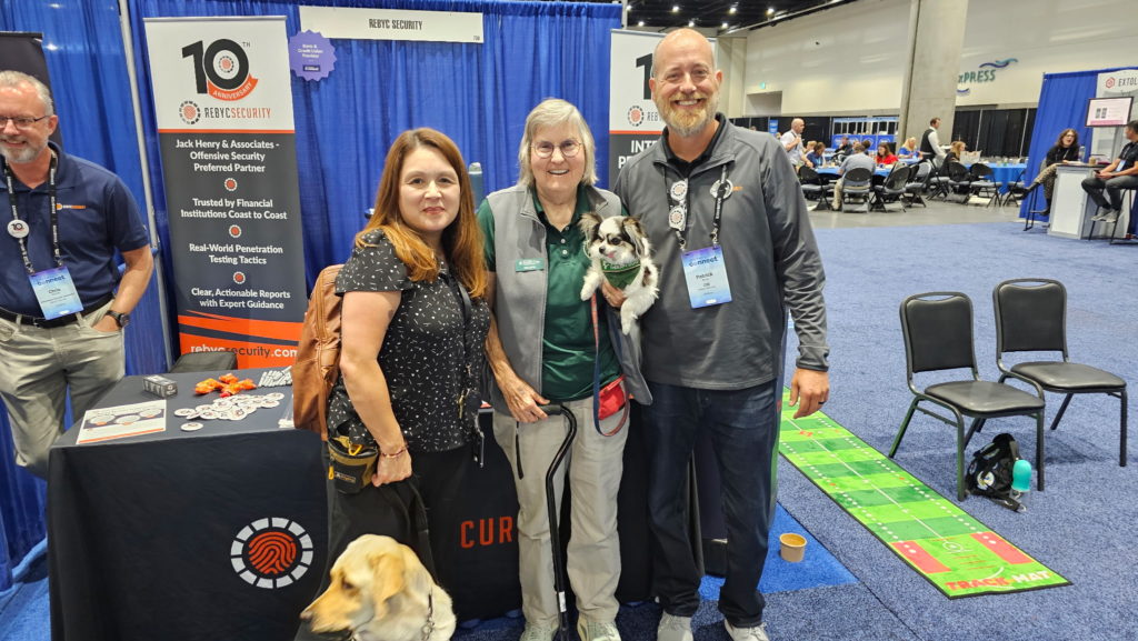 Patrick Barry, Melinda and Araceli from Pawsitive Teams